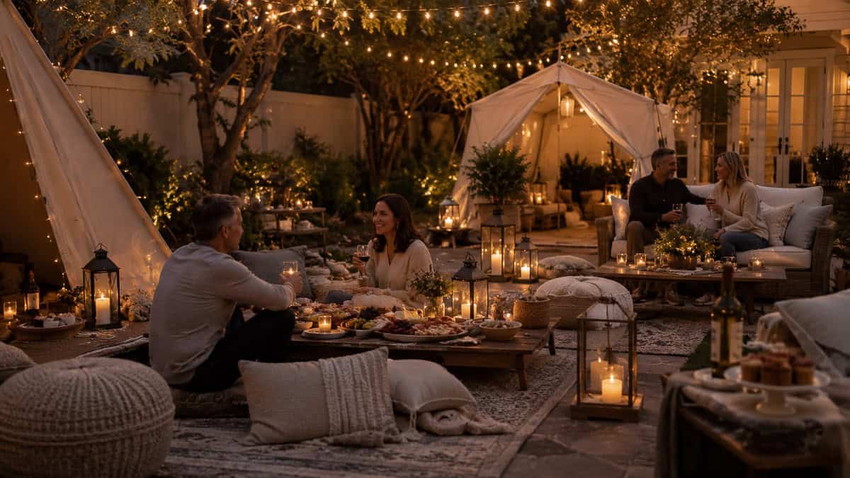 Summer Birthday Parties for Women-14 | Fit Fun And Over 40 Backyard Glamping Party