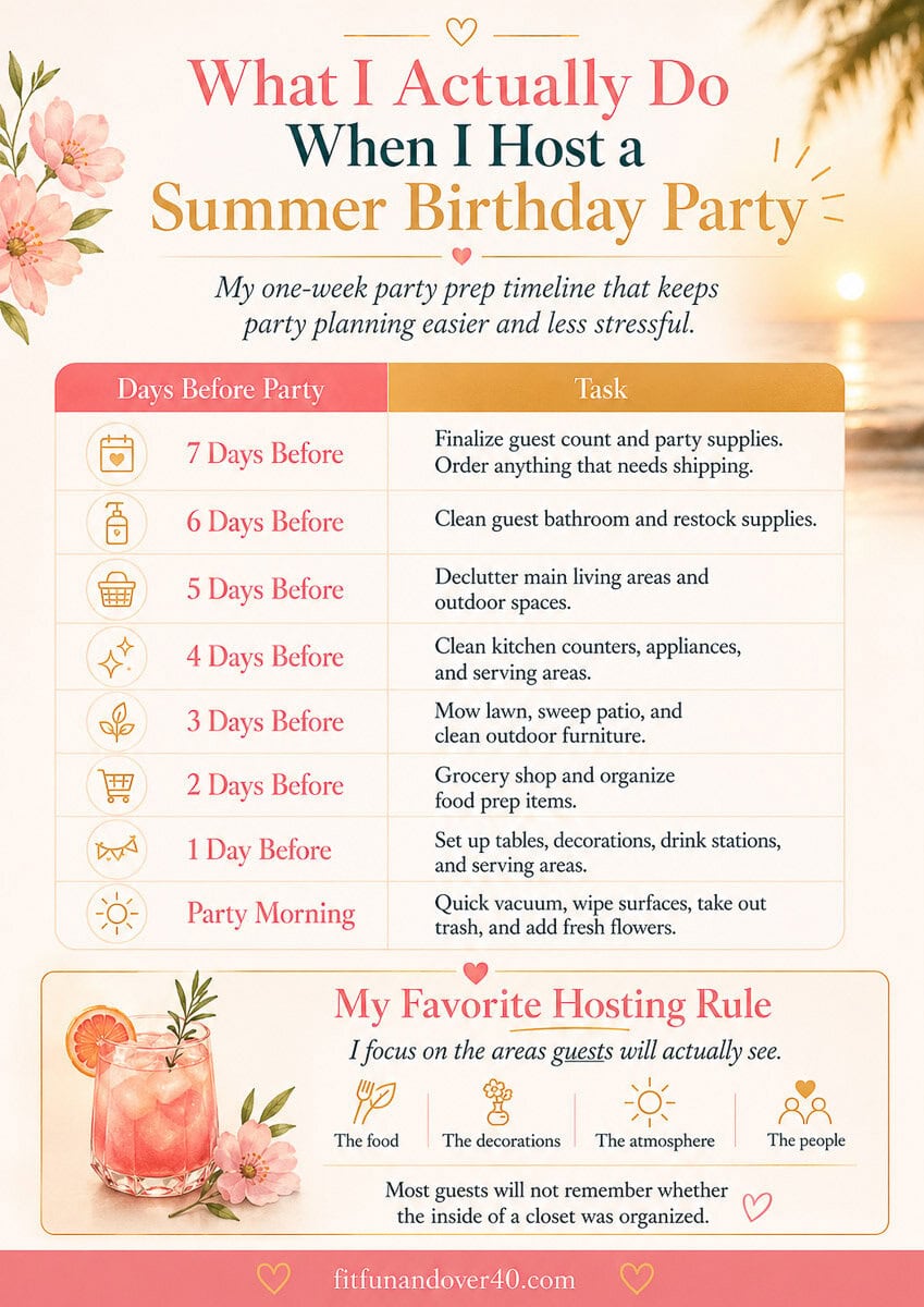 Summer Birthday Parties for Women-2 | Fit Fun And Over 40 Summer Birthday Party Plans