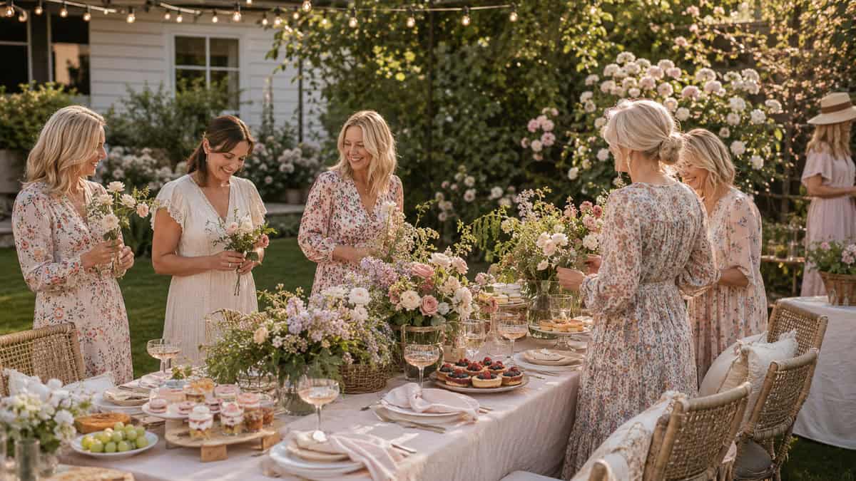 Summer Birthday Parties for Women-3 | Fit Fun And Over 40 Flower Garden Party