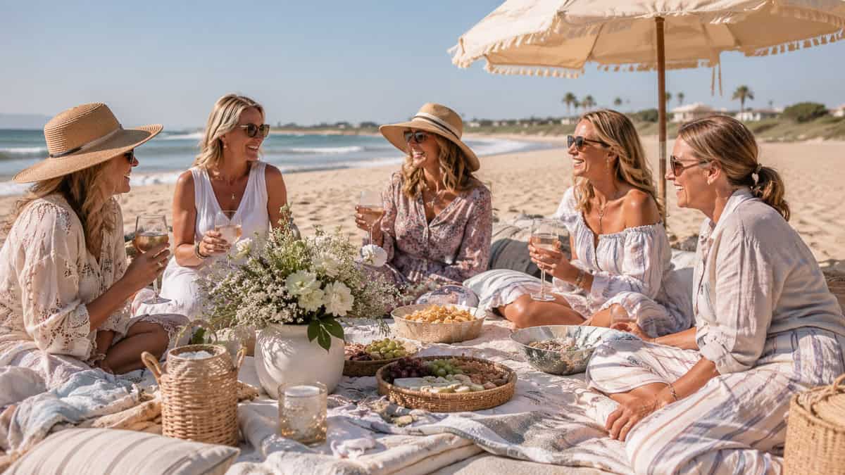 Summer Birthday Parties for Women-5 | Fit Fun And Over 40 Beach Party Birthday Bash