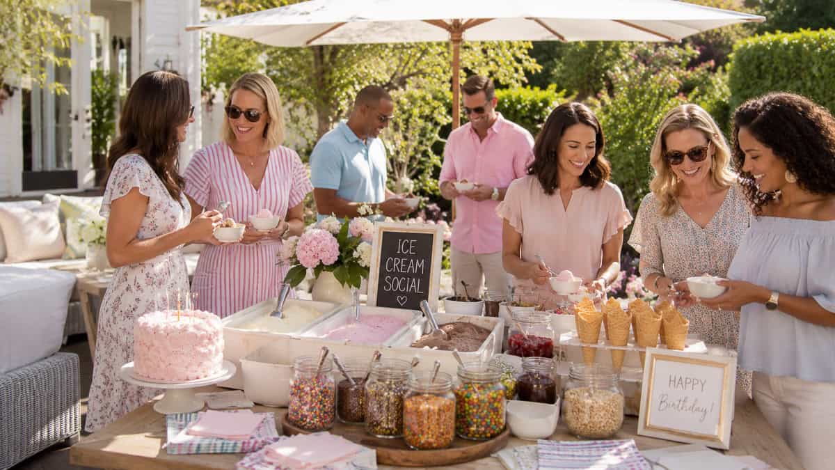 Summer Birthday Parties for Women-9 | Fit Fun And Over 40 Ice Cream Social Party