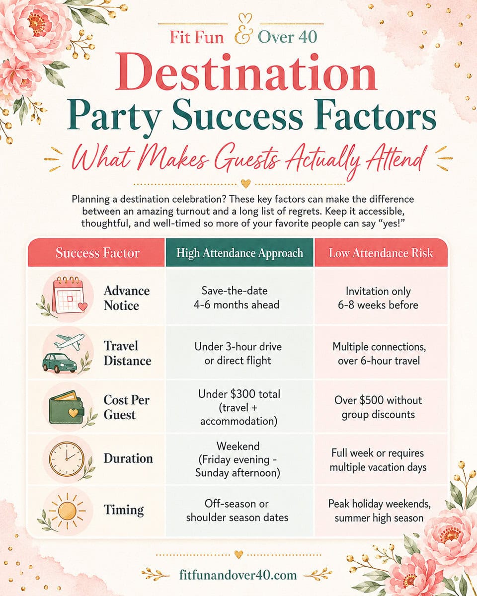 Womens 50th Birthday Party Ideas-4 | Fit Fun And Over 40 Destination Party Success Tips