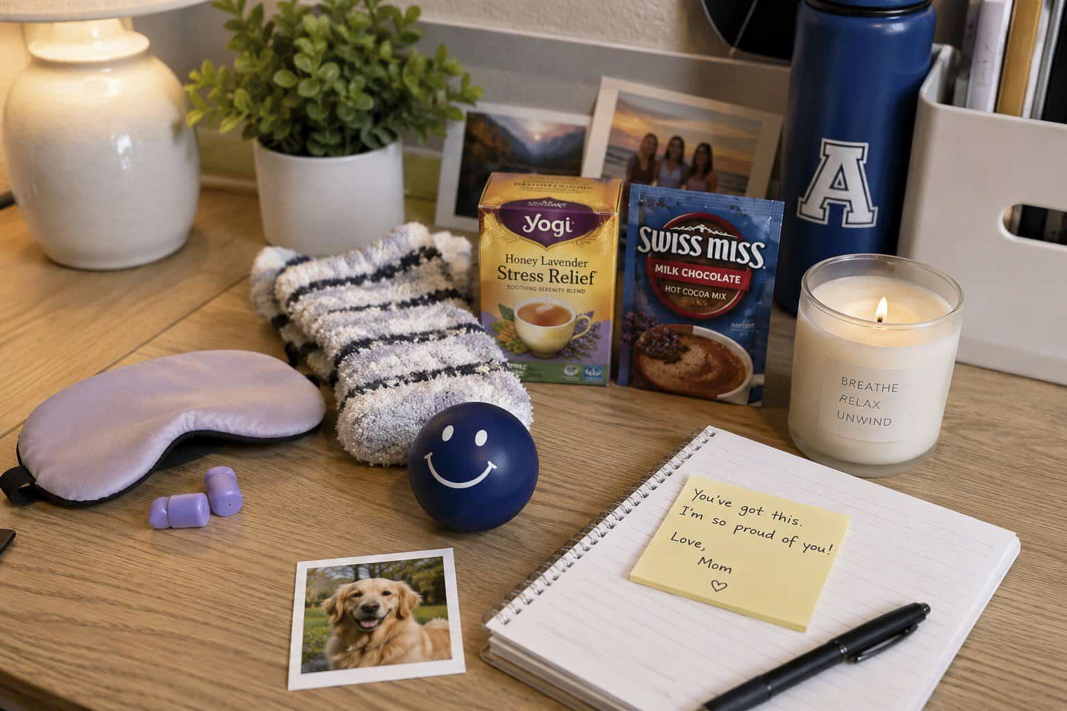 college survival kit-7 | Fit Fun And Over 40 Stress Relief and Sleep Items for Freshman Year