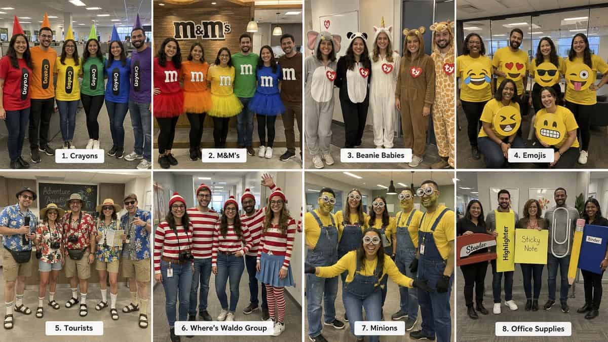 Office group costumes-3 Easy Office Group Halloween Costumes